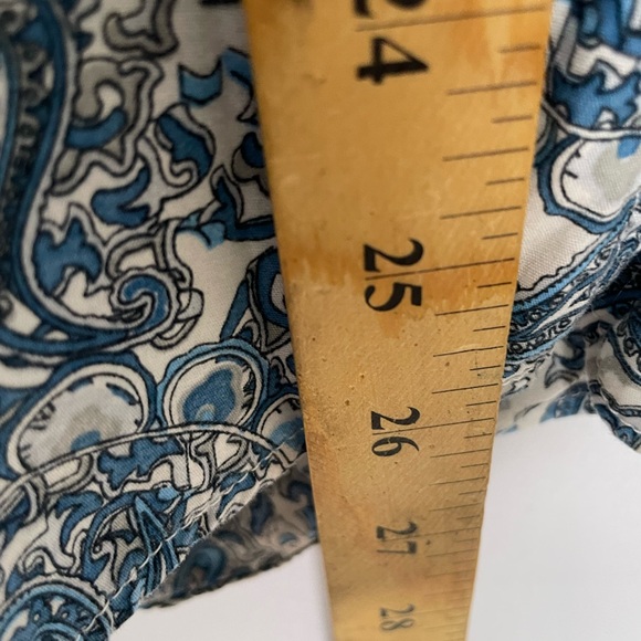 Drysdales Women’s Large Western Style Button Down Pearl Snap Buttons Blue 3331 - Picture 8 of 11